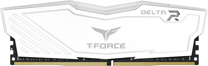 TEAMGROUP Team T-Force Delta RGB DDR4 Gaming Memory, 2 x 16 GB, 3200 MHz, 288 Pin DIMM, White 32GB (