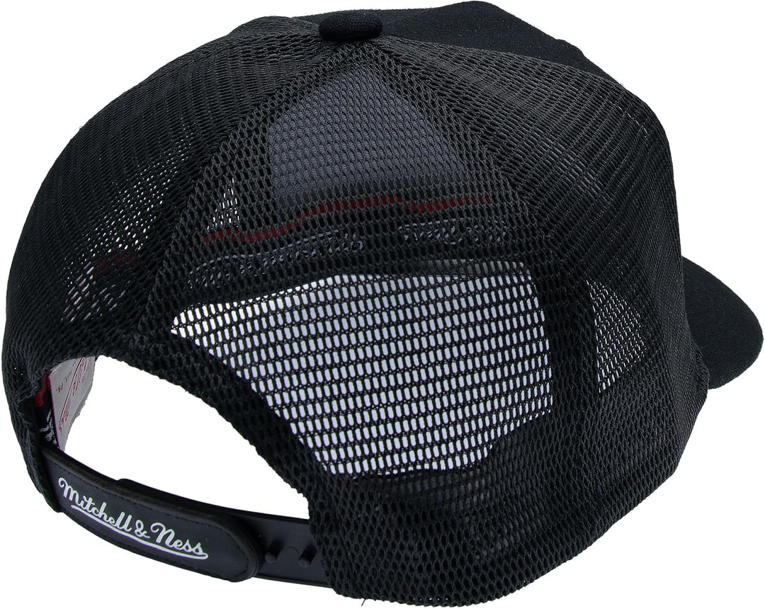 Mitchell & Ness Fuse Classic Red Trucker Snapback - OB, Black