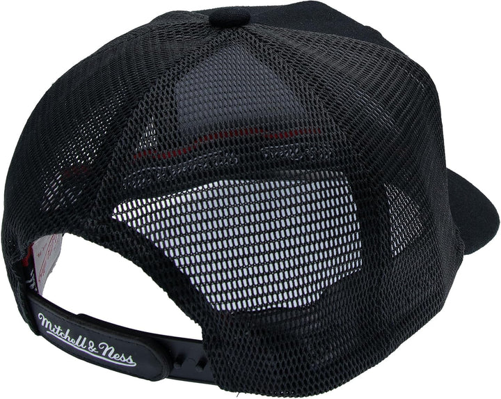 Mitchell & Ness Fuse Classic Red Trucker Snapback - OB, Black