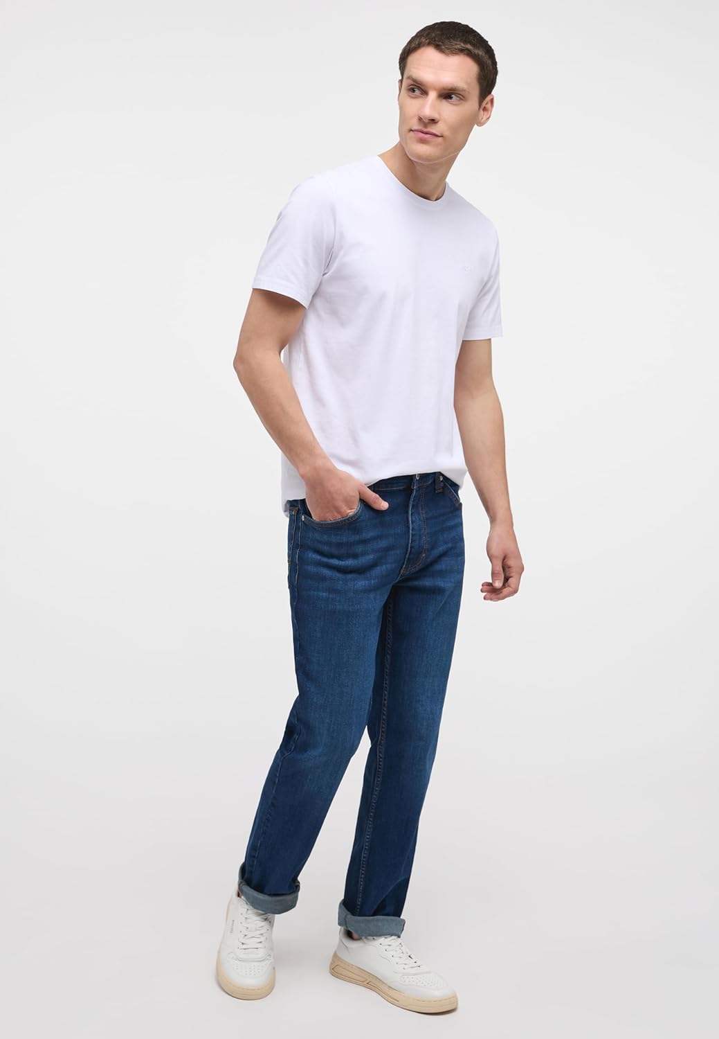 MUSTANG Herren Tramper Straight Jeans 30W / 30L Mittelblau 643, 30W / 30L Mittelblau 643