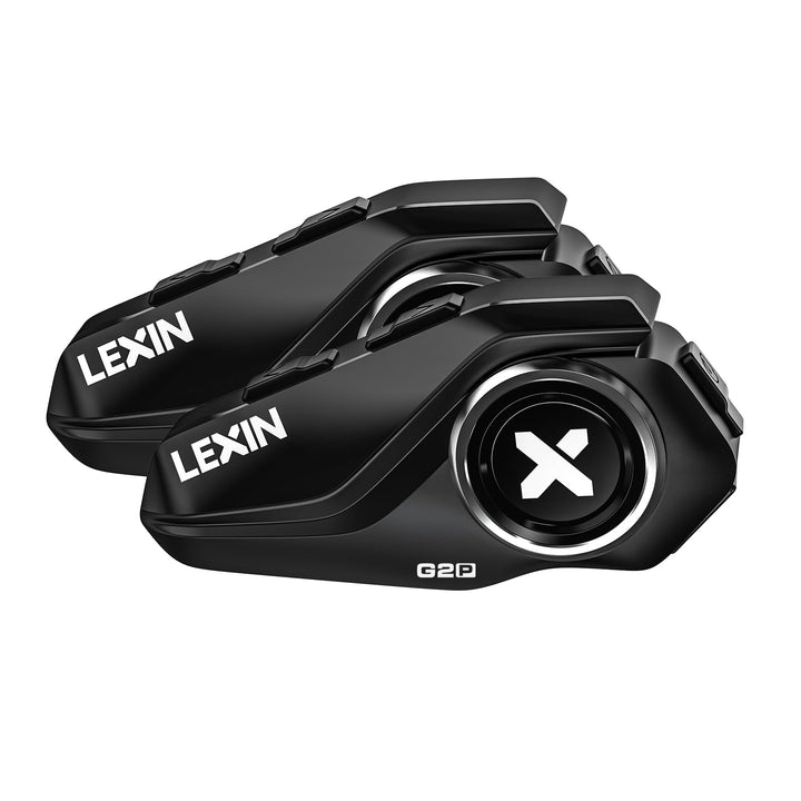 LEXIN G2 2X Motorrad Bluetooth Headset, Helm Kommunikationssystem für 2 bis zu 6 Personen in Reichwe
