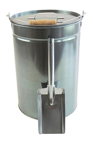 Ascheeimer 25l + Kohleschaufel