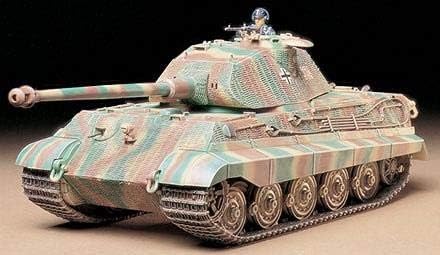 Tamiya 300035169-1:35 WWII Sonderkraftfahrzeug 182 Königstiger Porsche T (1)