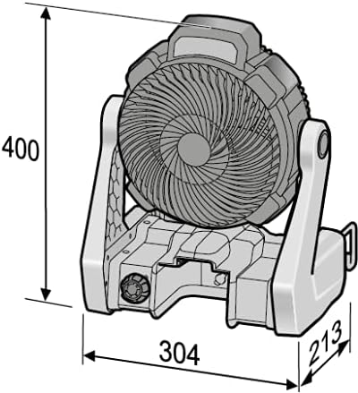 Flex Akku-Ventilator CF 18.0/230 CEE (Ventilator 18V mit Netzteil 230V) 503.002