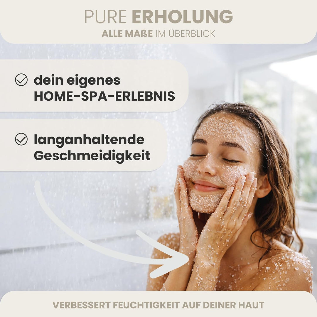 HAF® Premium Totes Meer Peelingsalz für empfindliche &amp; trockene Haut | 3 x 1 kg in Dosen | Salz Peel