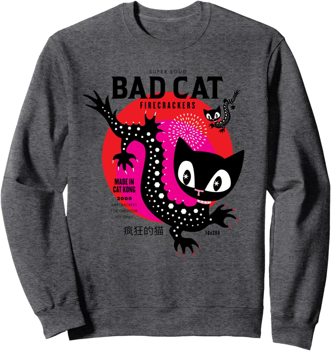 Pussy Deluxe Dragon Cat Sweatshirt
