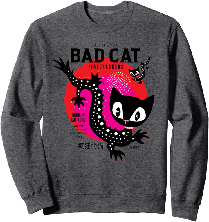 Pussy Deluxe Dragon Cat Sweatshirt