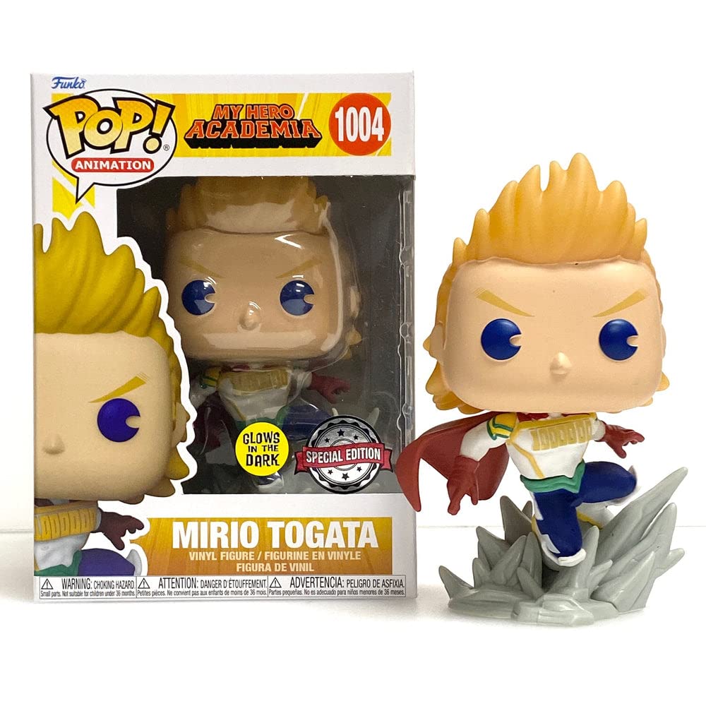 Funko Pop! Animation: My Hero Academia (MHA) - Mirio - Leuchtet Im Dunkeln - Vinyl-Sammelfigur - Ges