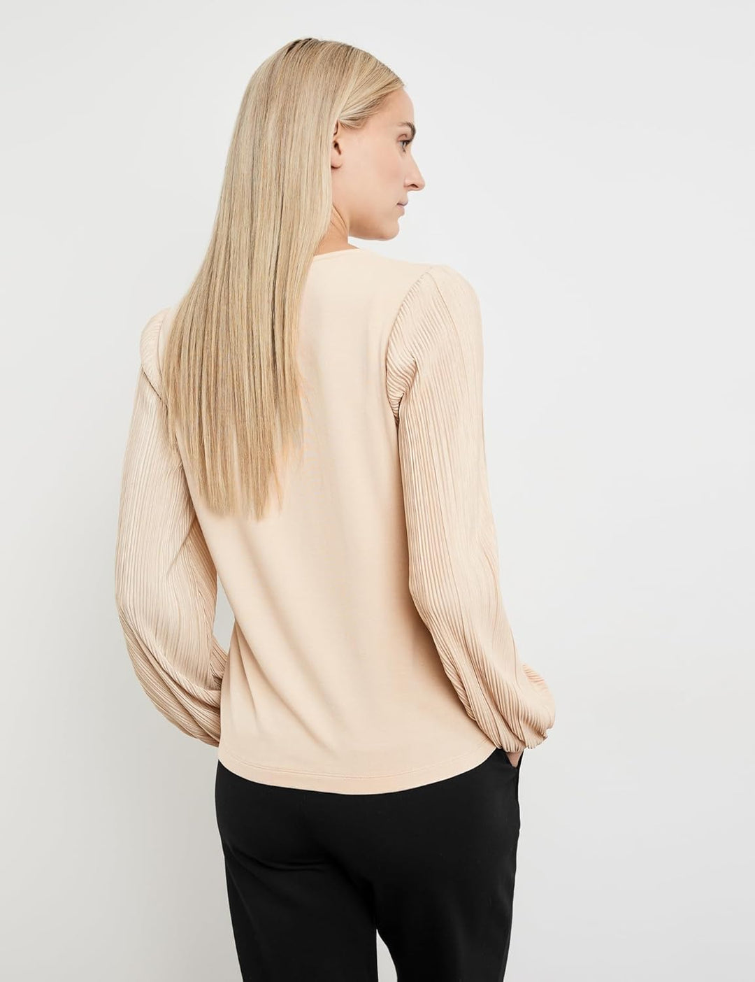Taifun Damen 471417-16319 T-Shirt 40 Light Sand, 40 Light Sand