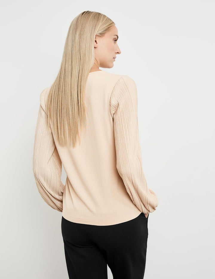 Taifun Damen 471417-16319 T-Shirt 40 Light Sand, 40 Light Sand