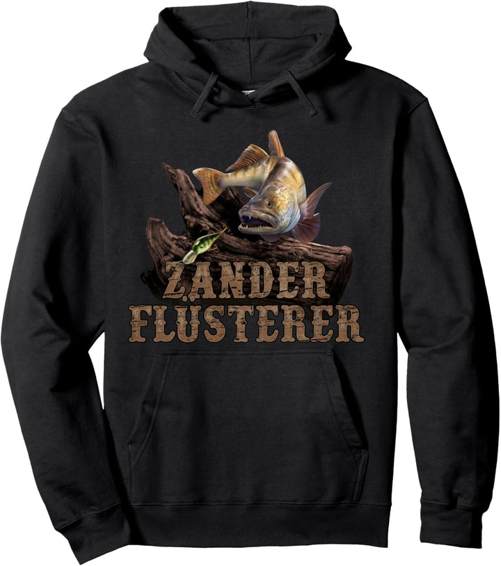 Lustiger Spruch für Zander Flüsterer Pullover Hoodie
