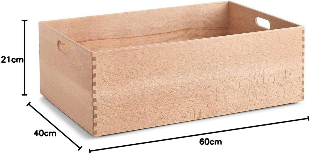 Zeller Allzweckkiste, Buche lackiert 60 x 40 x 21 cm, 60 x 40 x 21 cm