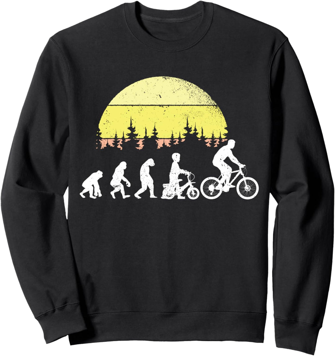 Evolution Mountainbike Fan Downhill MTB Mountainbiker Sweatshirt