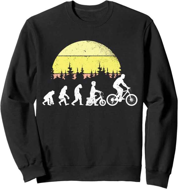 Evolution Mountainbike Fan Downhill MTB Mountainbiker Sweatshirt