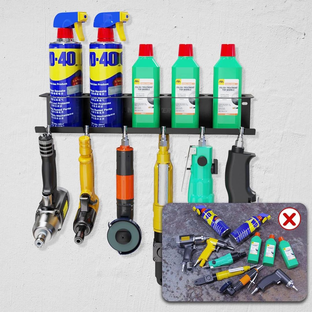 Dosenhalter, 2 Stück Sprühflaschenregal Dosenhalter Wandregal Aufbewahrungsregal Spraydosenhalter We