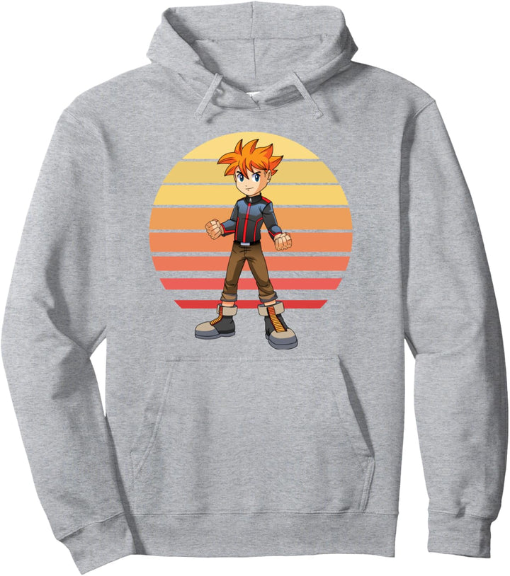 Anime, Retro, lustige Animation Pullover Hoodie