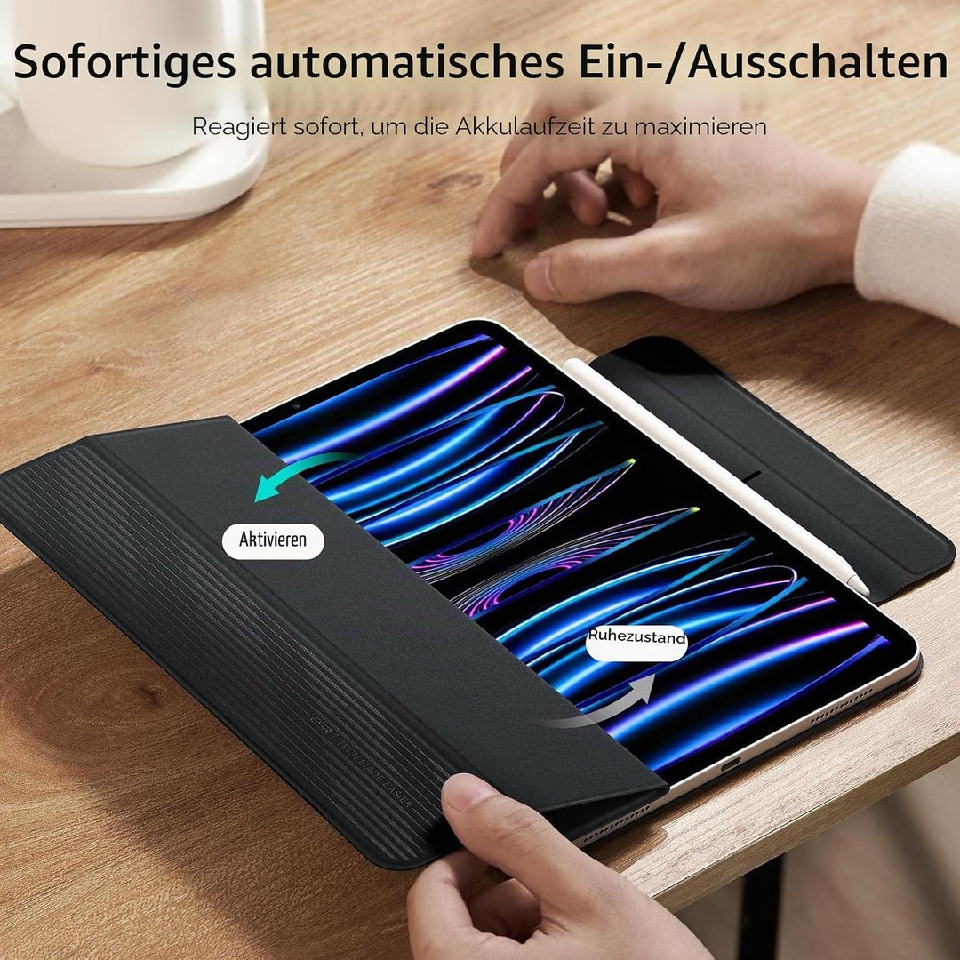 ESR für iPad Pro 11 Zoll Hülle 2022/2021/2020 (4./3./2. Generation), Starke Magnetbefestigung, Trifo