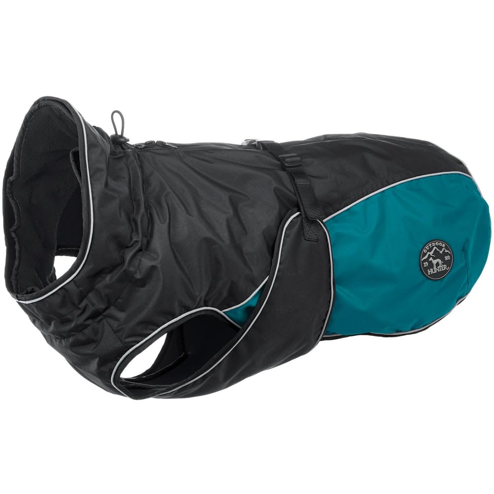 Hunter UPPSALA ALLROUNDER Hundemantel, 2-in1, herausknöpfbares Fleece-Futter, wasserabweisend, 45, a