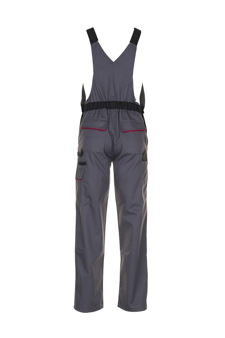 PLANAM Latzhose HIGHLINE, Farbe schiefer/schwarz/rot, Grösse 50 schiefer/schwarz/rot 50, schiefer/sc