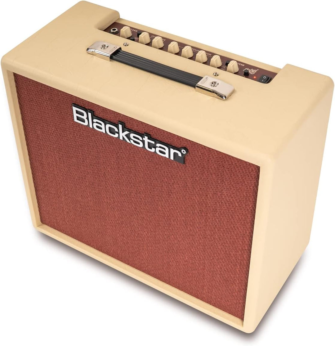 Blackstar Debut 50R Cream Oxblood 50 Watt E-Gitarrenverstärker mit Reverb