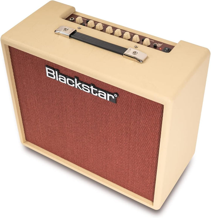 Blackstar Debut 50R Cream Oxblood 50 Watt E-Gitarrenverstärker mit Reverb