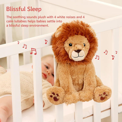 Cloud b Soothing Sound Machine | Cuddly Stuffed Animal | 4 White Noise and 4 Lullabies | Auto-Shutof