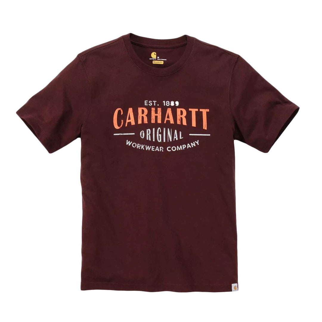 Carhartt 103665 Workwear Graphic S/S T-Shirt - Port - X-Small
