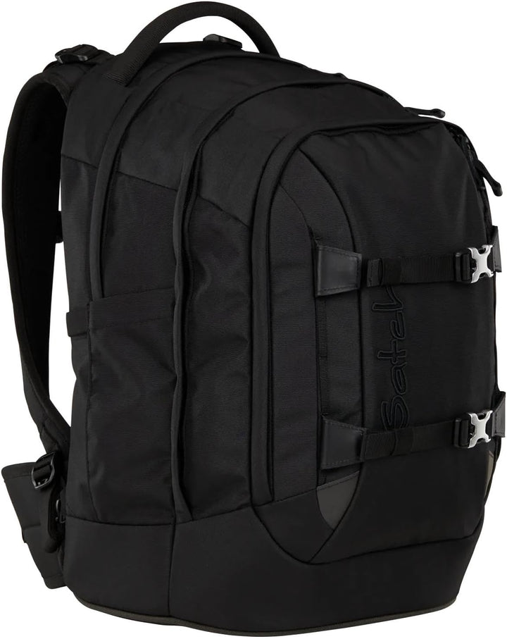 Satch Pack ab 5. Klasse ergonomisch 30L Stauraum standfest Organisationstalent Nordic Black - Schwar