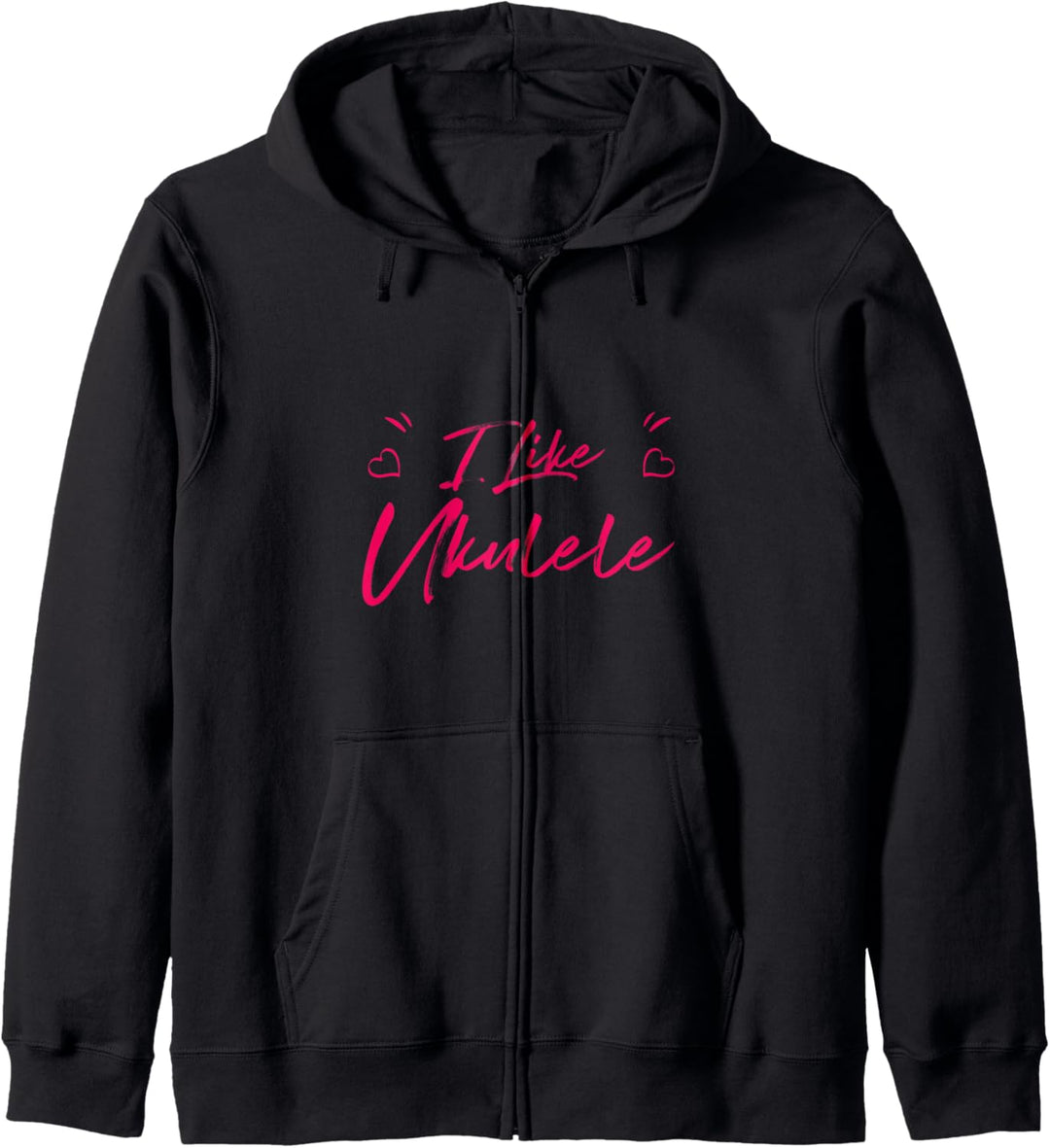 I Like Ukulele Musician Uke Music Player design gift Kapuzenjacke
