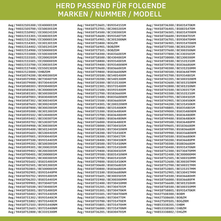 eVendix Aussenfenster AEG 561182402/9 für Backofentüre Herd