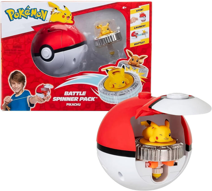 Pokémon PKW4398 - Battle Spinner - Pikachu, offizielles Spielset, Pikachu