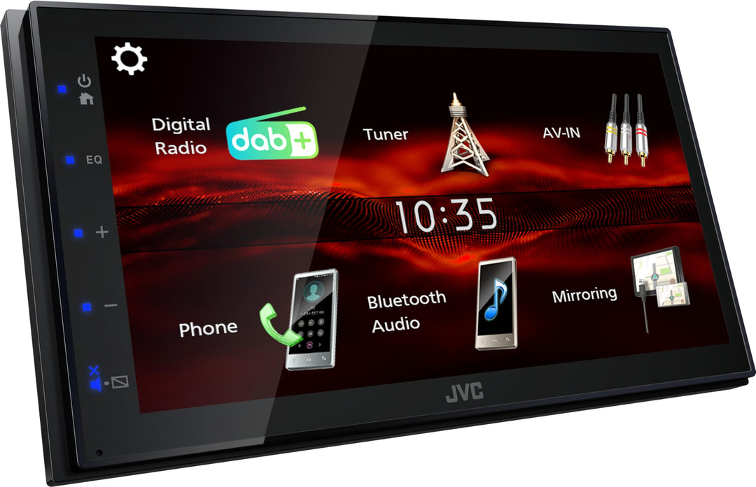 JVC KW-M180DBT - 17,3 cm (6,8") Digital Media AV-Receiver mit Quick Boot & Android USB-Mirroring (4x