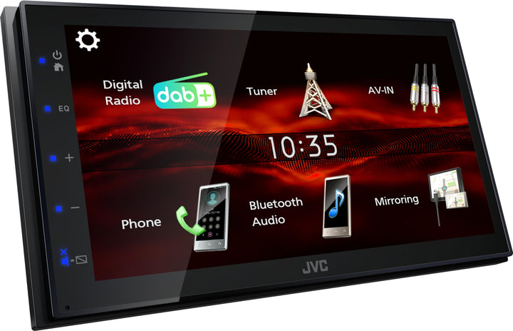 JVC KW-M180DBT - 17,3 cm (6,8") Digital Media AV-Receiver mit Quick Boot & Android USB-Mirroring (4x