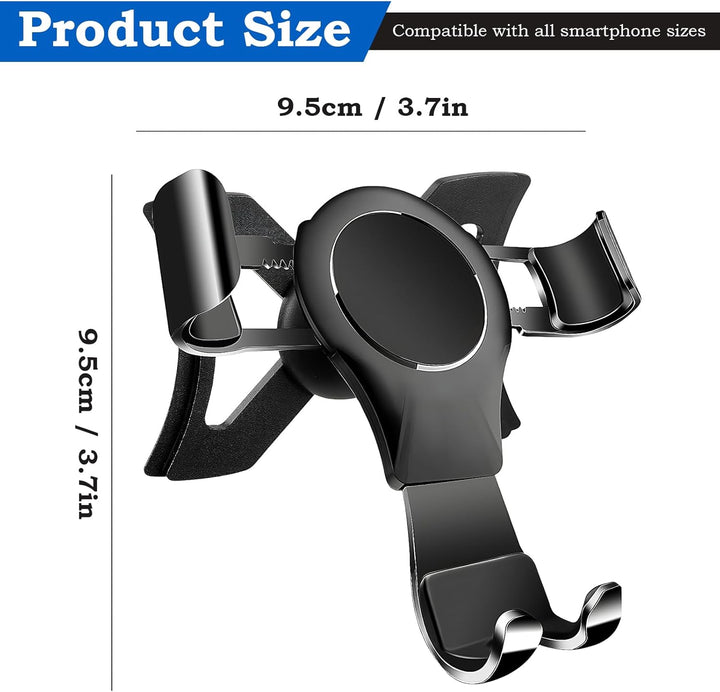 Handyhalterung Auto, Car Phone Holder, Holder Phone Mount Verstellbarer Blickwinkel, 360° Drehbar KF