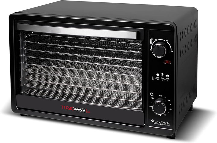 TurboTronic By Z-LINE TurboWave Bio Dörrgerät komplett aus Metall, 45 Liter, 9X Einlegeboden, inkl.