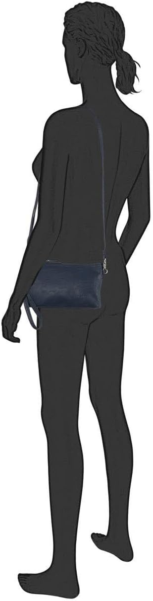 Gabor bags Emmy Damen Clutch Abendtasche Klein 22,5 x 4,5 x 13,5 Blau, 22,5 x 4,5 x 13,5 Blau