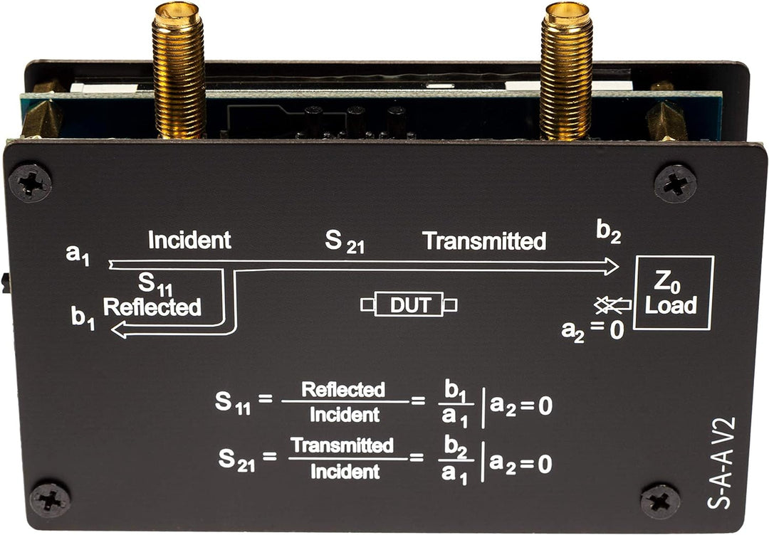 Nooelec NanoVNA v2 (S-A-A-2) - 50-kHz-3-GHz-Vektor-Netzwerkanalysator mit Hardware und EMI-Abschirmu