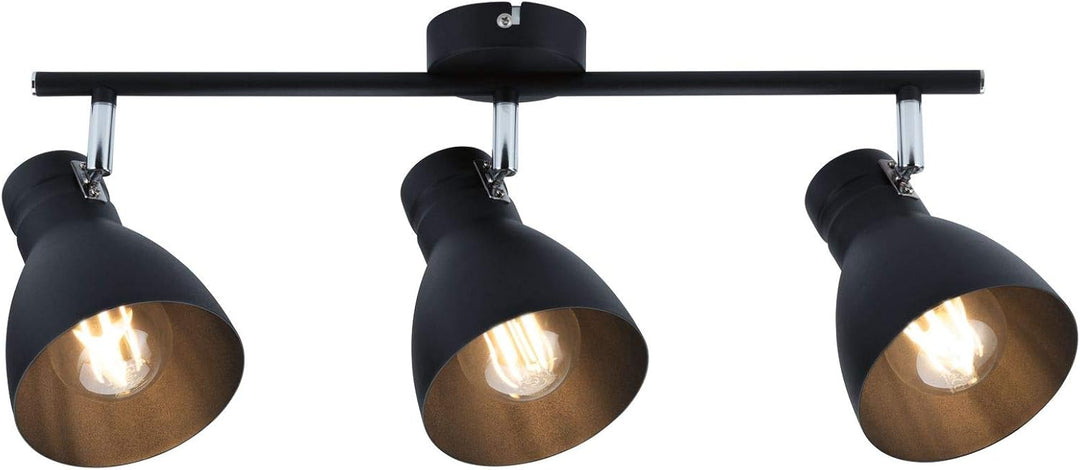 Paulmann Spotlight Davy max 3x20W E27 Schwarz 230V 3er, 3er