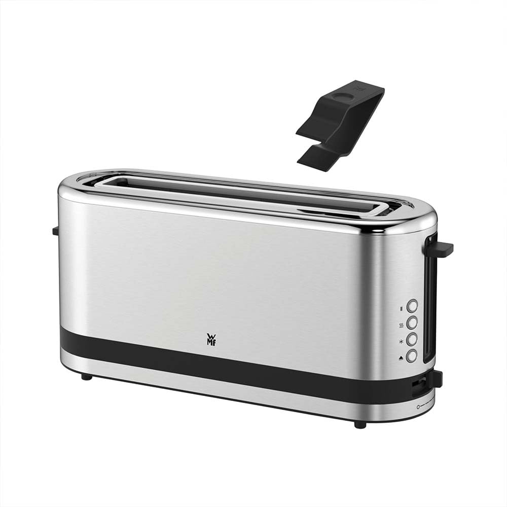 WMF Küchenminis Toaster Langschlitz mit Brötchenaufsatz, 2 Scheiben, XXL, Bagel-Funktion, 7 Bräunung