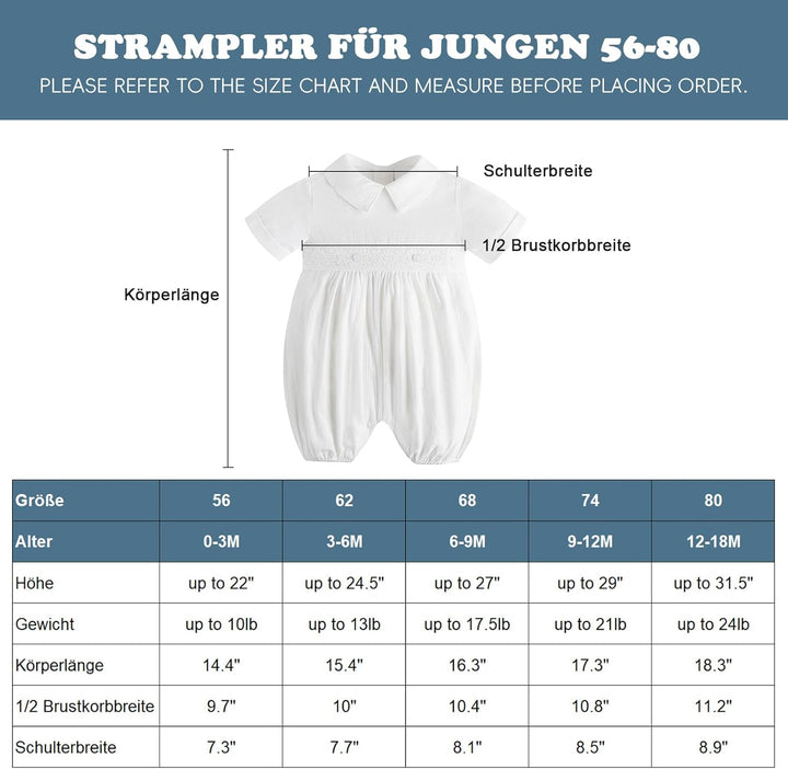 Booulfi Baby Kleidung Jungen 0-12 Monate Strampler Neugeborene Body Langarm Overall Winter Baby Erst
