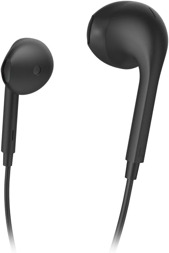 Hama Hi-FI In-Ear-Kopfhörer, kabelgebunden, Stereo, Schwarz, Lautstärkeregelung