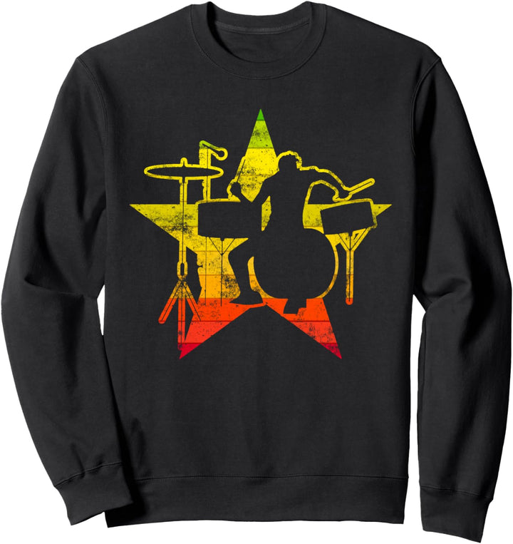 Schlagzeuger Drummer Musik Schlagzeug Sweatshirt