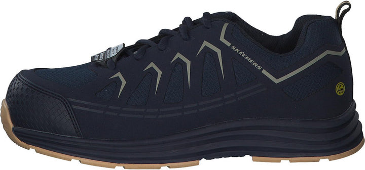 Skechers Herren Malad Ii ESD Composite Safety Toe BAU-Schuhe 41.5 EU Navy, 41.5 EU Navy