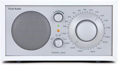 Tivoli Audio Model One UKW-/MW-Radio (Weiss / Silber) white, white