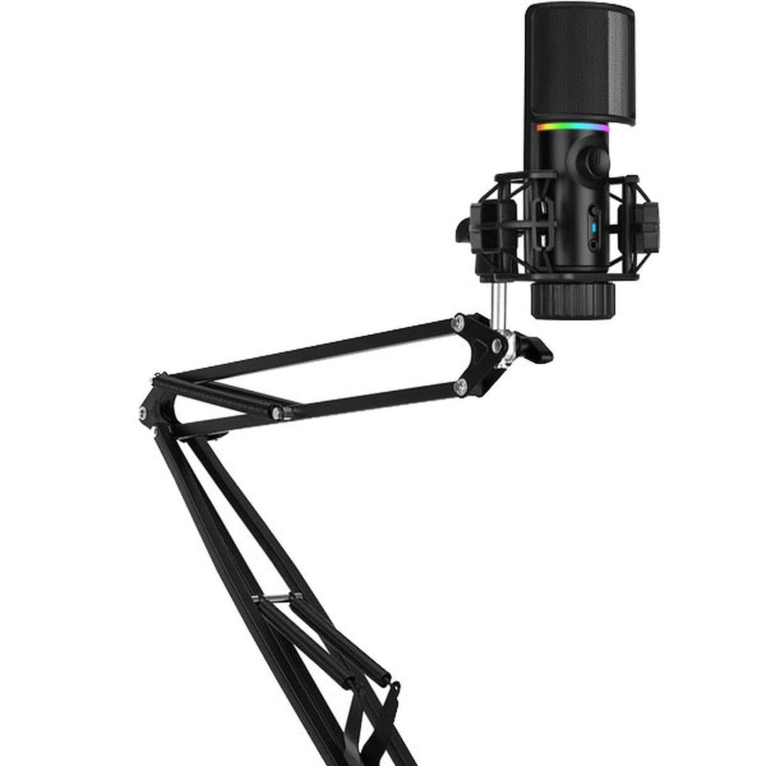 Streamplify MIC ARM - Niere RGB USB Mikrofon PC Gaming mit Befestigungsarm, Streaming-Mikrofon mit S