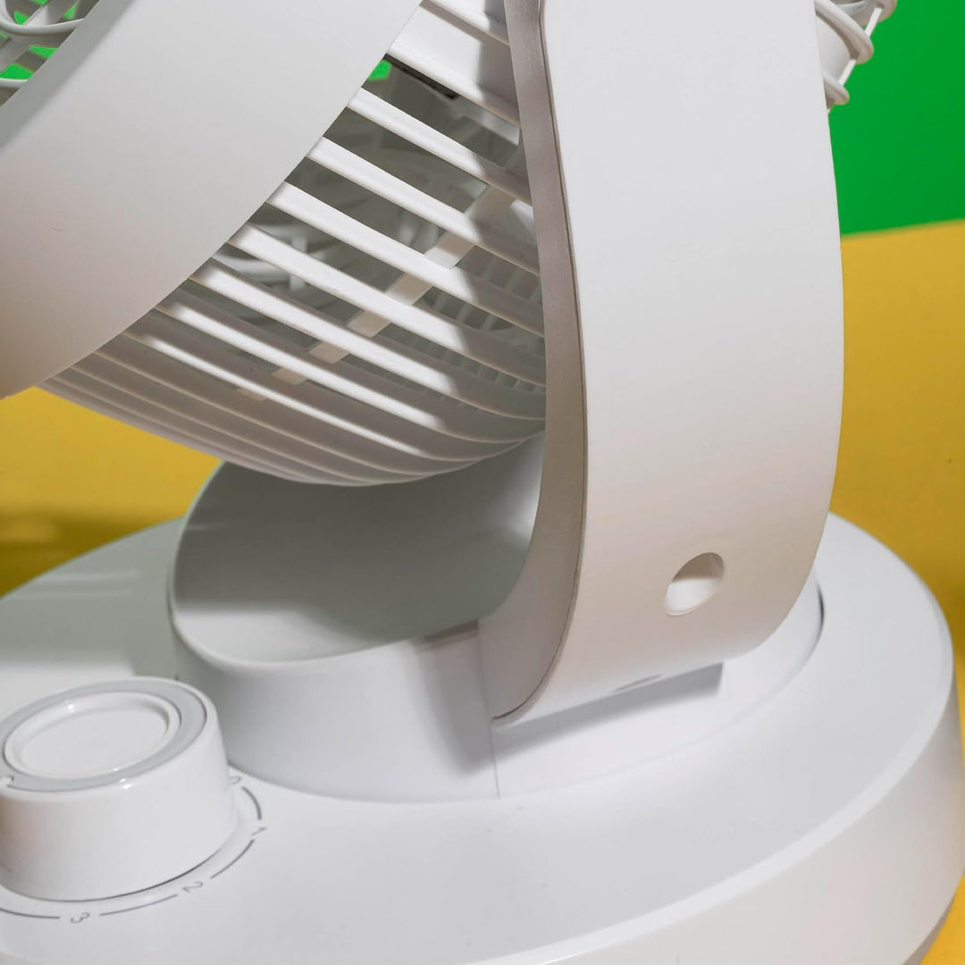 JATA JVCA1815 - Kompakter Luftumwälter, 40 W, leistungsstarker leiser Ventilator, 3 Geschwindigkeits