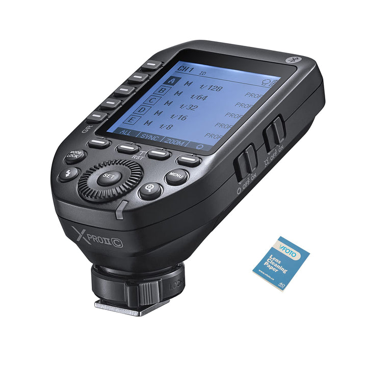 Godox XProII-C TTL Wireless Flash Trigger HSS 1/8000s 2.4G Bluetooth-Steuerung, Scan Funktion, gross