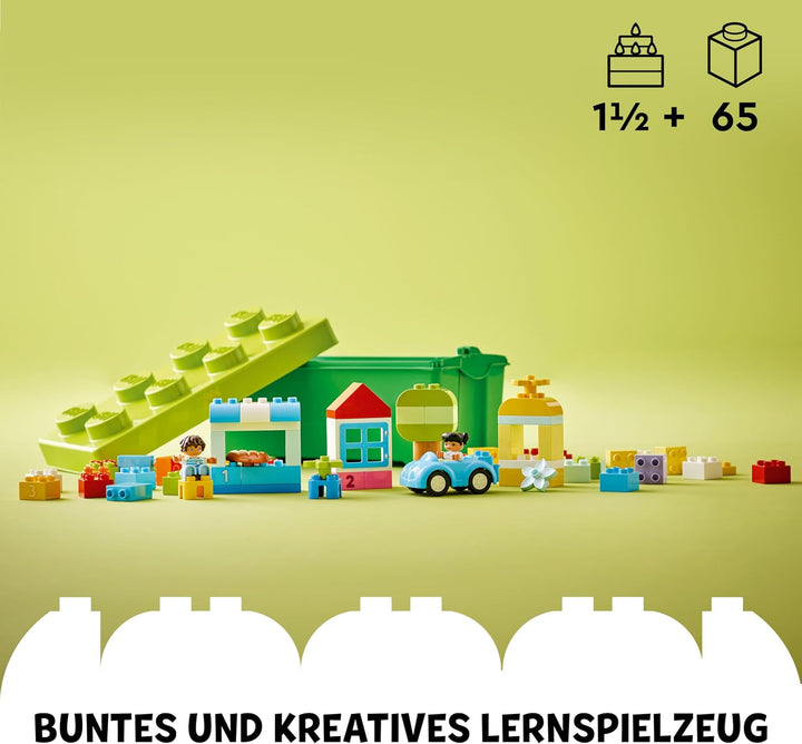 LEGO DUPLO Box &amp; Grüne Bauplatte - Kombi mit LEGO DUPLO Platte in Grün und Steinebox (10913 &amp; 10460)