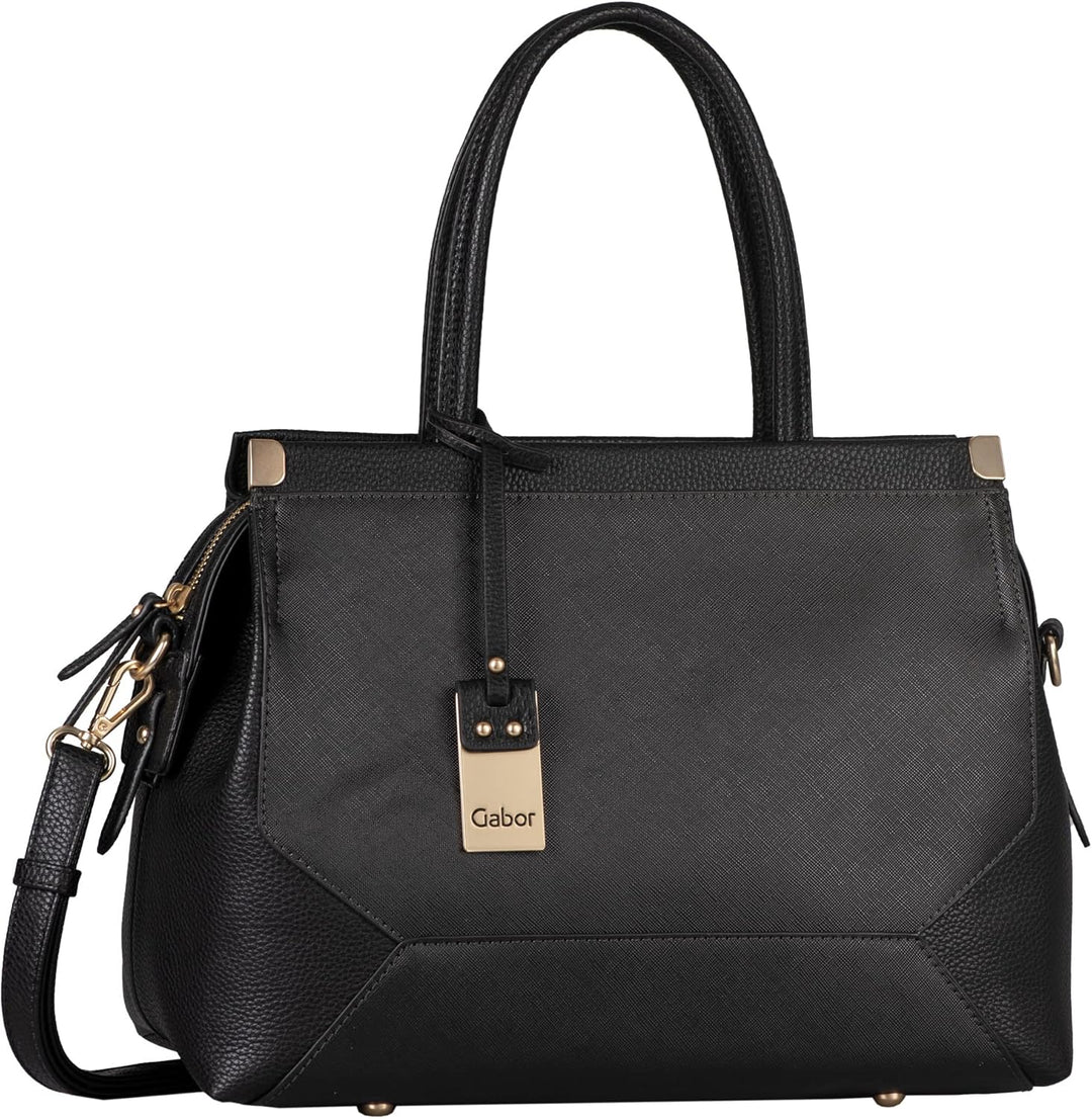 Gabor Damen Geli Shopper, Schwarz
