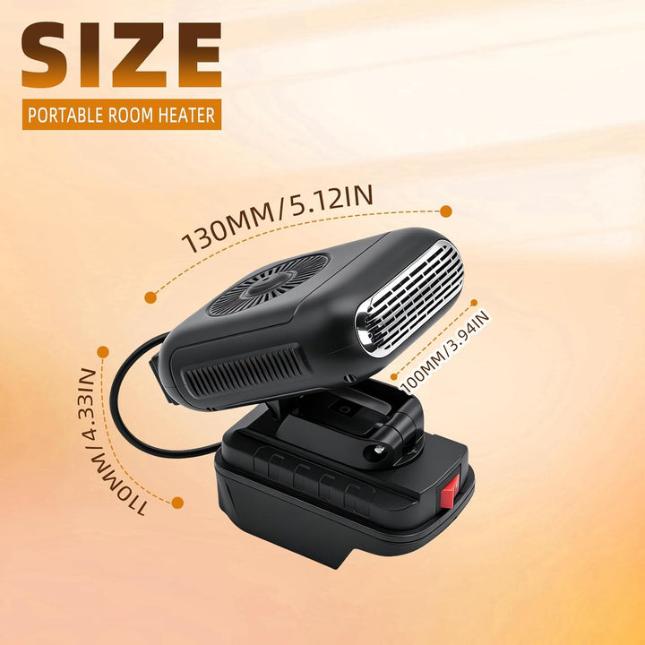 240 W Tragbarer Mini-Heizlüfter mit USB-Anschluss, schnell aufheizend und leise, ideal für Büro, Zuh